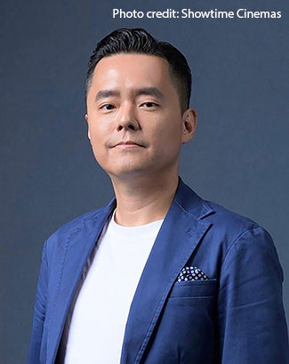 A portrait image of Showtime Cinemas’ general manager, Willy Liao. 